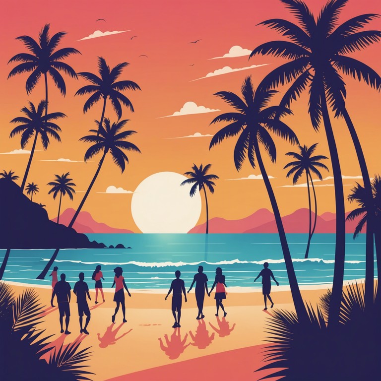 Embark on a musical journey to the sunny caribbean islands with this calypso inspired track featuring euphoric rhythms and joyful melodies, enriched by the sounds of beach waves and festive atmosphere. The song captures the essence of a perfect sunny day by the shore, where every note resonates with the warmth of the sun and the joy of relaxation.