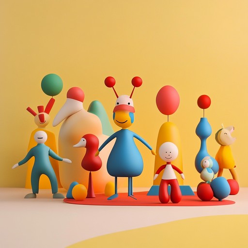 An energetic and cheerful tune, this instrumental track draws children into a lively parade of animated toys. The whimsical melody incorporates various playful sounds, evoking a sense of wonder and imagination as it conjures images of toys coming to life in a magical procession. Ideal for entertaining and delighting young listeners.