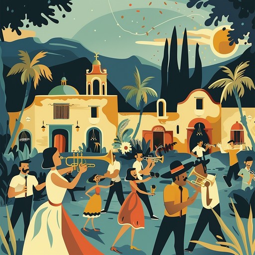 Infuse your music with the vivacious spirit of a latin fiesta. This instrumental track features dynamic trumpet solos and rhythmic complexity, perfect for an evening filled with dancing and vibrant energy.