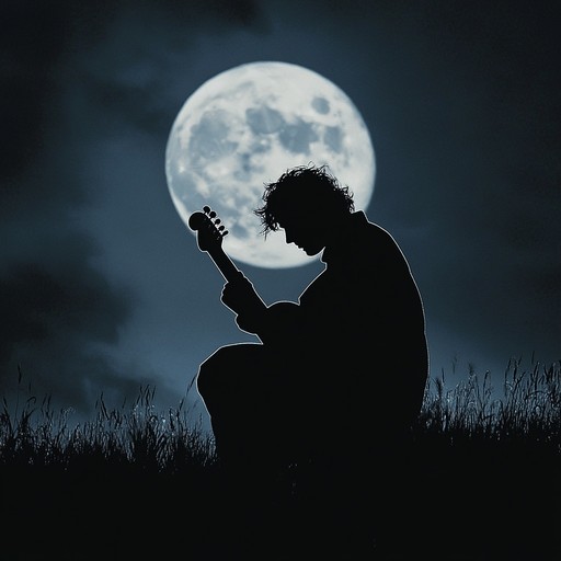 A gentle, night time blues rock piece featuring a smooth guitar solo that evokes the feeling of a serene moonlit night. The track emphasizes tranquil, emotional guitar work with soulful bends and gentle vibrato, blending seamlessly with soothing background instrumentation. Perfect for relaxing environments or introspective moments.