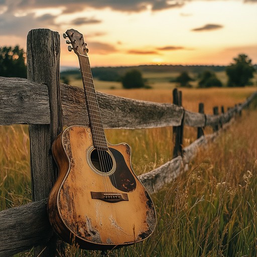 An instrumental piece featuring acoustic guitar, blending traditional folk melodies with a modern touch. The music evokes a sense of longing and bittersweet reflection on times gone by, reminiscent of quiet evenings and gentle landscapes.