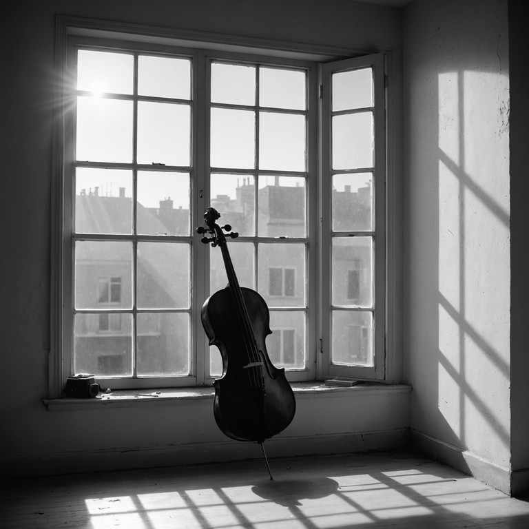 An evocative piece that captures the profound depth of nostalgia and the subtle sting of forgotten memories through sparse, haunting melodic phrases. A single violin carries the weight of past times, echoing through a soundscape that feels both intimate and expansive, like walking through an abandoned hall of mirrors, where whispers of the past linger in the air.