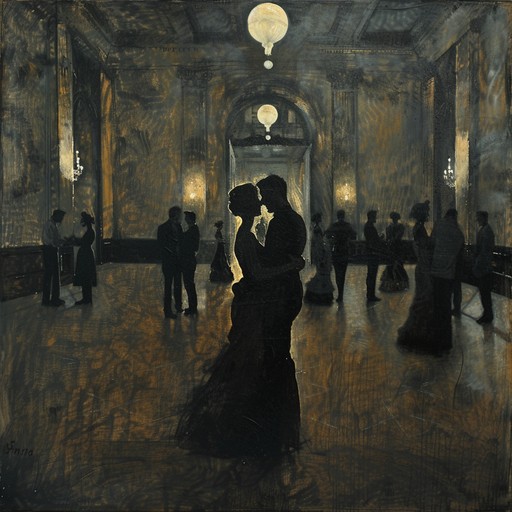 Dive into a chilling and passionate tango dance, set to eerie, spine tingling melodies that evoke shadows and mysteries of the night. This music piece takes you through a suspenseful and dramatic journey with its haunting accordion chords and captivating rhythms, beckoning you to a shadowy ballroom of intrigue and intensity.