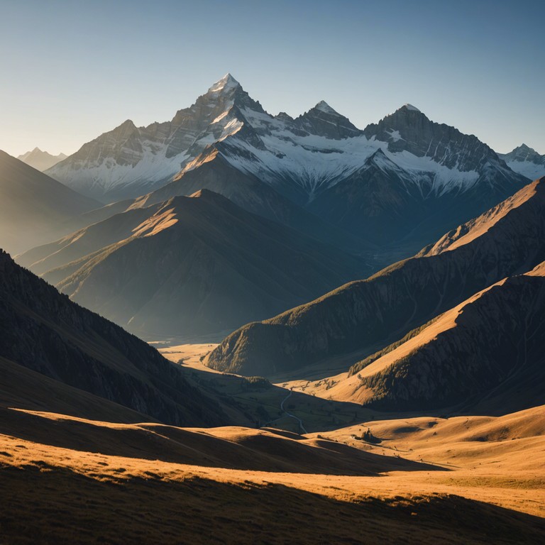 Immersing the listener in a musical interpretation of the first light of dawn cresting over high mountain peaks, this composition uses the full dynamic range of the string orchestra, supplemented by powerful brass sections, to convey the awe inspiring beauty of nature's daily rebirth.