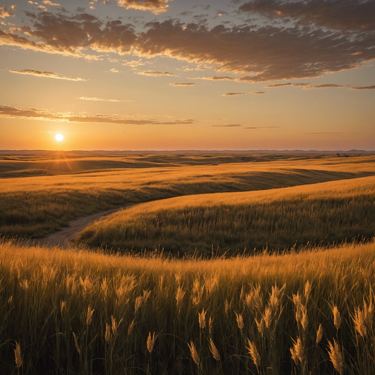 This song captures the serene and evocative essence of the vast prairie landscape with a sophisticated approach to country music. An acoustic guitar leads the narrative, each note painting pictures of an untouched, expansive wilderness, merging modern sophistication with classic country sentiments.