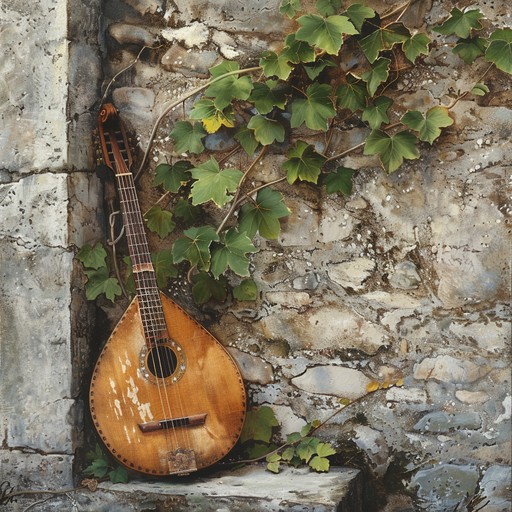 A moving instrumental piece that transports listeners to a medieval village with the soothing strum of the lute, encapsulating tales of love and devotion. The melody is gentle yet profound, perfect for evoking images of troubadours serenading under moonlit skies. The music flows with emotive elegance, creating a serene ambiance that is both timeless and intimate