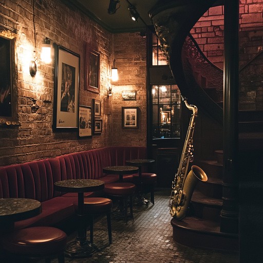 Blend of funky bass lines and smooth lounge jazz, creating a perfect late night atmosphere for sipping cocktails. Sultry sax solos sweeping through, layered with a steady funk rhythm, ensuring a groovy yet sophisticated tone