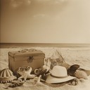 soft guitar and piano evoke nostalgic summer daydream
