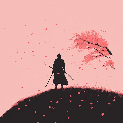 An intense instrumental anime piece that fuses traditional japanese instruments with modern orchestral and electronic elements, capturing the emotion and tension of a samurai's last stand.