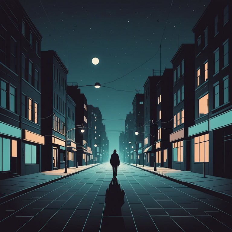 This track evokes the sense of walking alone on empty city streets at night, the echo of distant traffic blending with a deep, introspective hip hop beat. The loneliness is palpable but there's a soothing undertone of self discovery and quiet contemplation.