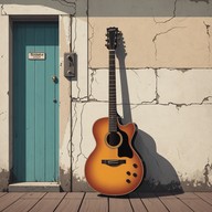 one guitar tells a mournful story