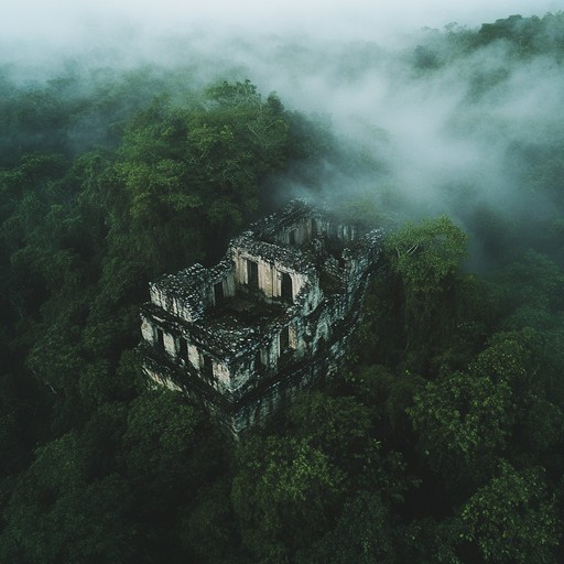 An exploration of ambient soundscapes intertwined with latin rhythms, evoking the echoes of time through ancient mesoamerican ruins. The track transports listeners to an ethereal, forgotten world where history meets the serene present.