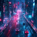 uplifting synthwave journey through neon lit cityscapes.