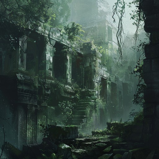 This neoclassical composition with its haunting strings conjures the image of long forgotten ancient ruins cloaked in mystery. The delicate interweaving melodies leave an impression of secrets waiting to be uncovered, creating an aura that's both lush and enigmatic.