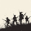 uplifting punk anthem with epic orchestral background