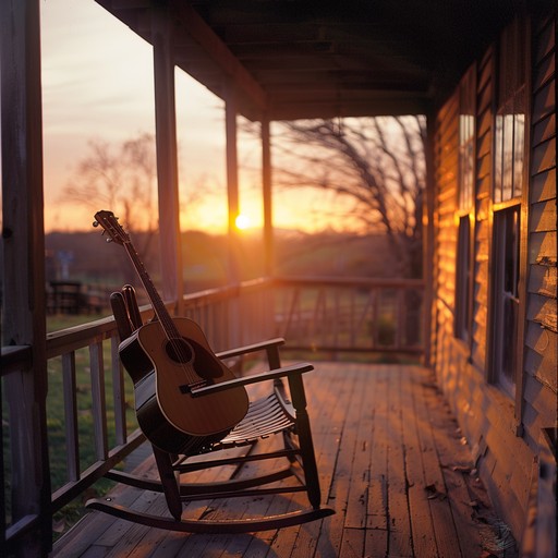 A soothing, tender country tune that evokes intimacy and warmth, featuring delicate guitar licks, soft harmonica whispers, and subtle fiddle undertones. Ideal for quiet nights on the porch, it captures the essence of heartfelt expressions and nostalgic memories of simpler times.