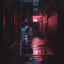 deep synths and beats painting a nocturnal urban soundscape.