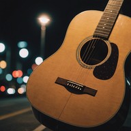 soothing guitar, reflective night in cuba