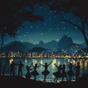 energetic samba with dramatic flair evoking rio's vibrant nightlife