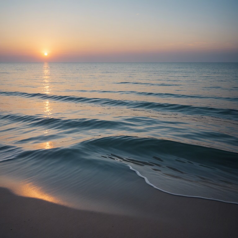 Quiet ocean sunset emphasizes the gentle play of the piano keys along with the hush of a whispering ocean, evoking a tranquil scene perfect for meditation or unwinding after a long day. The arrangement is careful not to overcrowd the auditory space, letting each note resonate fully with the listener's inner calm.