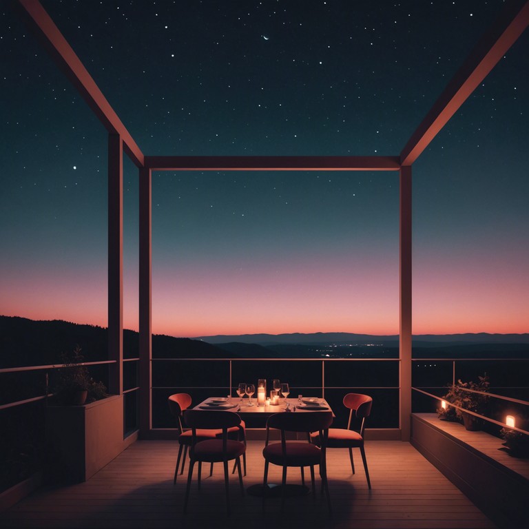 Imagine a soft blend of guitar riffs and rhythmic beats creating a backdrop for a night of dance under velvet colored stars. This version brings a more subtle, yet equally engaging, experience, perfect for a personal or intimate gathering.