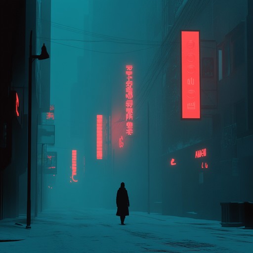 Imagine a lonely walk under the neon signs of an empty city, the electric guitar's melancholic tones capturing the essence of solitude and introspection.