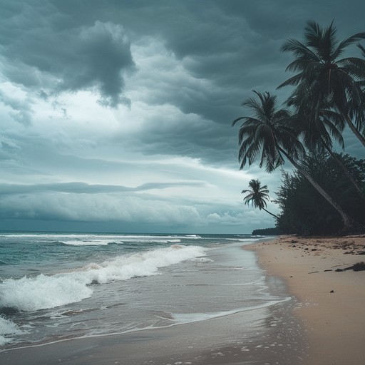 An adventurous, fast paced instrumental blending aggressive beats with tropical rhythms. Pulsating drums and lively percussion create an intense energy that transports listeners to a wild, tropical storm atmosphere.