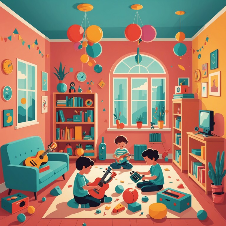 This track combines the nostalgia of toy instruments with funky electronic beats to create a playful, upbeat soundscape perfect for lighthearted moments and creative visuals. This song uses a variety of toy like synthesized sounds to emulate the feeling of a child’s playroom turned into a dance floor.