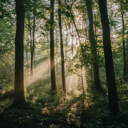 A soothing instrumental piece featuring smooth guitar melodies that evoke peaceful walks in nature, blending elements of folk and rock for a calming and reflective experience.