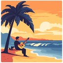 an upbeat instrumental bossa nova with joyful guitar melodies