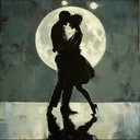 dark, deeply emotional piece depicting lovers’ midnight tango