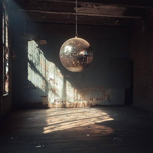 A haunting instrumental merging funk rhythms and slow disco beats, featuring wistful melodies and a moody atmosphere that evokes the loneliness of dancing alone under the mirror ball.