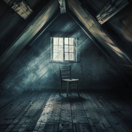 This track captures the ethereal and slightly haunting echoes that one might imagine hearing in an old, dusty attic. The music box's delicate chime adds an element of innocence to the eerie atmosphere, creating a juxtaposition between childhood nostalgia and a ghostly presence.