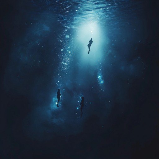 An instrumental piece that takes the listener deep into the ocean's abyss, where haunting melodies and ambient textures create a feeling of eerie solitude and mystery beneath the waves.