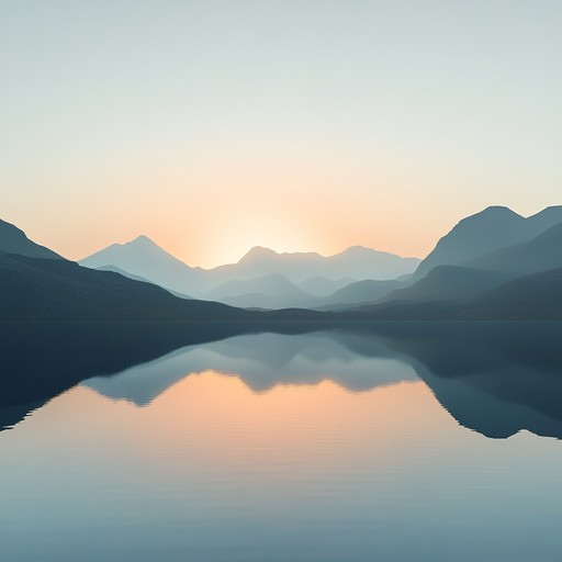 An instrumental journey into the tranquil moments just before sunrise, where the first rays of light touch the calm surface of a secluded lake. The layers of ambient sound weave together to create an atmosphere of serenity and introspection, perfect for meditation or deep relaxation.