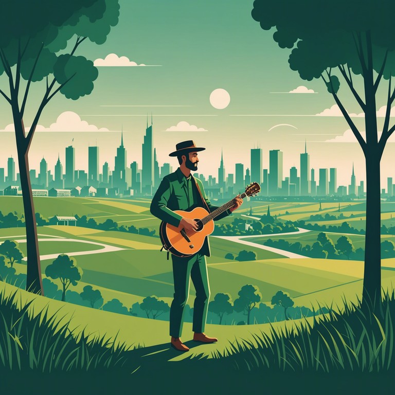 A unique fusion where the vibrant energies of city life are married to the laid back vibes of bluegrass. Strings echo the bustling urban landscape while banjos recount a narrative of rural tales, creating a soundtrack that feels both familiar and innovative. A celebration of how different worlds can harmonically coexist through music.