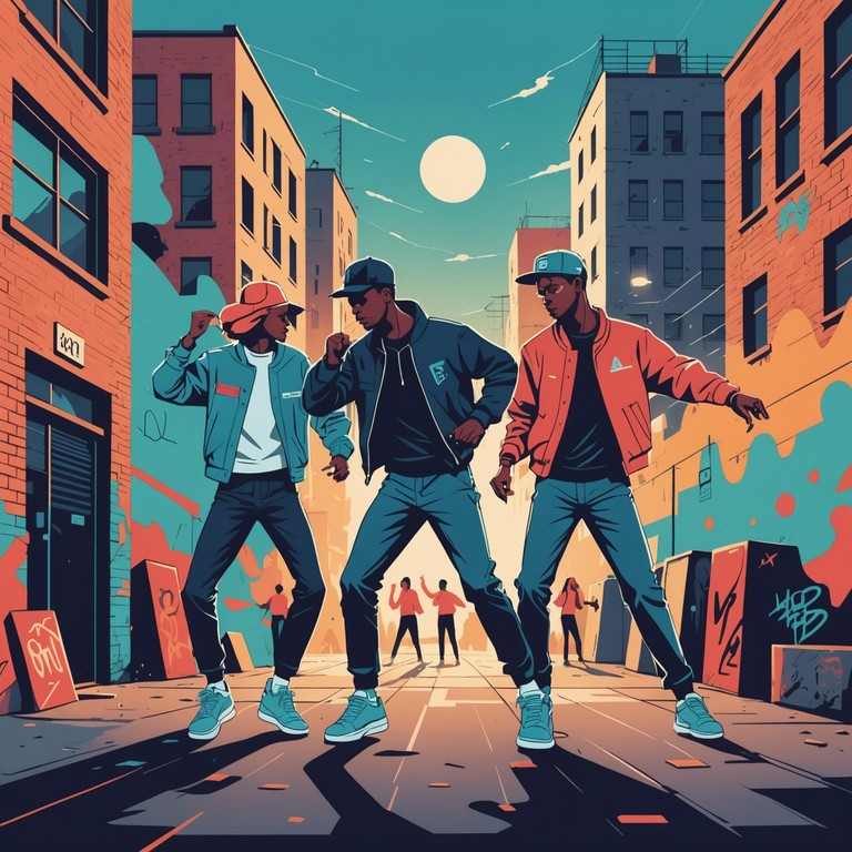 A fiery explosion of urban rhythms and bass heavy beats that defy the standard conventions of new jack swing, catered for the modern street dance scene. Featuring elements of graffiti art and hip hop culture, this track is all about breaking rules and setting trends.