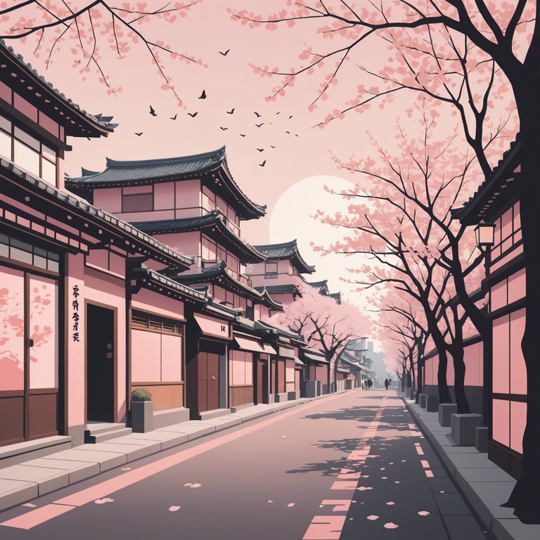 This instrumental track evokes a serene walk through tokyo's peaceful streets during sakura season, combining traditional japanese instruments with a soft jpop touch. The gentle interaction of melodies feels like a soft breeze, bringing a sense of peace and nostalgia.