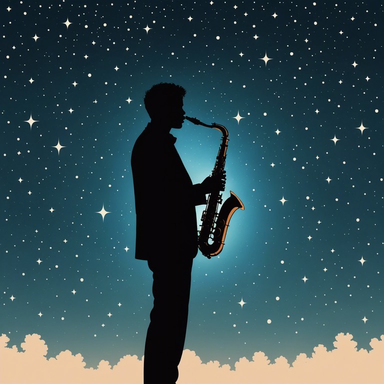 As your consciousness floats through an interstellar expanse, celestial sounds of saxophone echo a comforting yet mysterious call from the stars. Deepens your senses with this soul stirring cosmic melody.