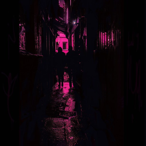 Immerse yourself in a pulsating world of ominous synthesizers and edgy rhythms, blending 80s nostalgia with a hauntingly modern twist. Perfect for dark alley chases and unsettling nightclub scenes.