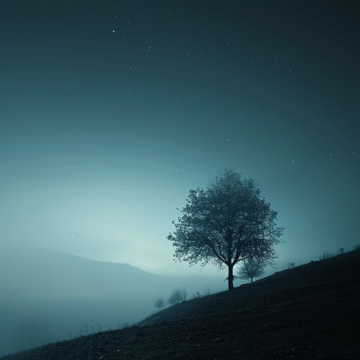 Imagine a late evening as the city sleeps, a soft, ethereal soundscape that captures the essence of quiet introspection and gentle whispers carried by a midnight breeze. This piece would create a personal audio sanctuary, encouraging deep thought and a sense of connection to the inner self.