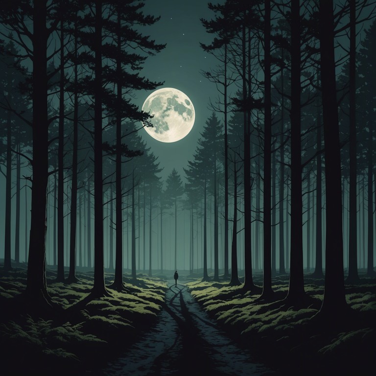 This piece paints a vivid soundscape of an eerie night where shadows dance quietly under the moonlit sky, creating an unsettling, yet captivating atmosphere. The music embodies the silent whispers and the barely audible movements of an unseen presence, evoking emotions of intrigue and suspense. The ambient drone complements the high pitched violin, producing a sound that is both surreal and hypnotic.