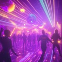 dance under the neon glow, feel the retro vibe