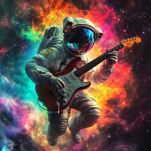 Experience an exhilarating instrumental track that fuses funk rock with cosmic themes, taking listeners on a galactic expedition. Featuring vibrant guitar solos, groovy bass lines, and driving rhythms, this composition creates an energetic and futuristic soundscape that captures the essence of a journey through the stars.