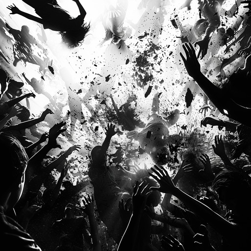 An explosively intense track that channels the fierce energy of urban rebellions. Rapid drum patterns and snarling guitar riffs deliver an assault on the senses, mirroring the chaotic fervor of the streets. This instrumental piece is relentless in its tempo and ferocity, capturing the anarchic essence of hardcore punk with raw power and unyielding determination.