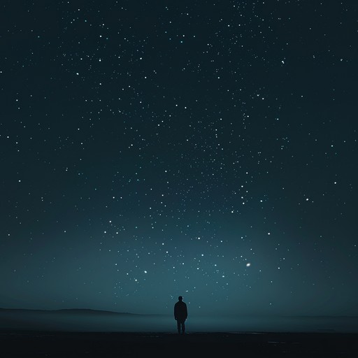 A melancholic journey through shimmering soundscapes that evoke bittersweet memories, with each note sparkling like a distant star, merging melancholy with glimmering hope, inviting introspection in a world of fleeting dreams.