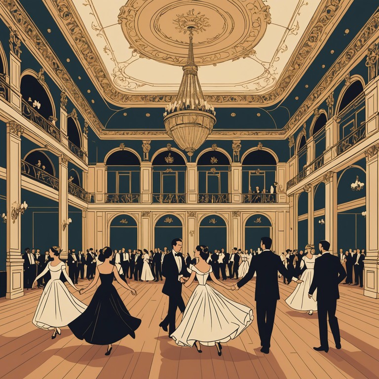 This track is a contemporary take on traditional polka music, blending classic rhythms with sophisticated, modern elements to create an elegant auditory experience. The song uses the accordion, a staple in traditional polka, to lead a danceable yet refined melody. It's designed to evoke the grandeur of a ballroom with a touch of playfulness.