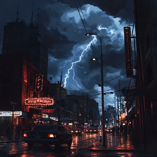 A powerful instrumental combining aggressive r&b vibes with thunderous beats and dark, atmospheric tones. The music gradually builds in intensity, creating a dynamic and immersive experience perfect for urban themed environments or high energy settings.