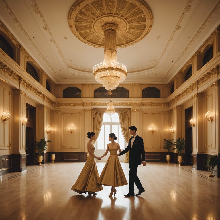 A delightful celebratory waltz that evokes the warmth and joy of fond memories and grand occasions. The music swirls elegantly, mimicking the grace of a finely choreographed dance, ideal for significant moments and tender recollections. The composition is rich with emotional undertones of nostalgia and joy, making it a perfect soundtrack for significant anniversaries or reflective moments in a grand setting.