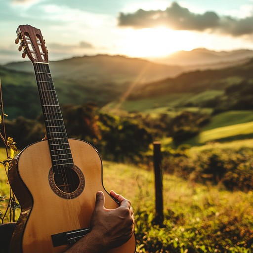 Incorporating lively acoustic guitar riffs and light percussion, this song transports listeners to the sun drenched plains of brazil. The melody is cheerful, evoking the spirit of rural festivities, with dynamic rhythms and playful harmonies that perfectly complement the sunlit landscapes and vibrant communities.